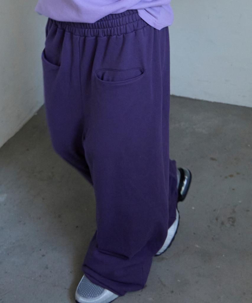 KIKOZY Motion Wide Sweatpants_Purple