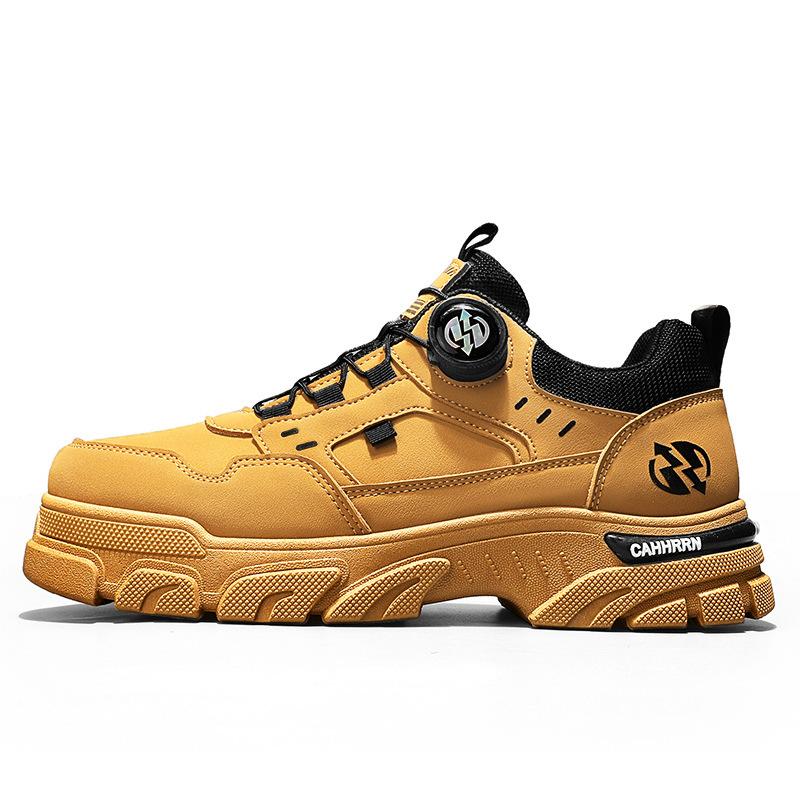 Low-top Martin boots new autumn British retro platform rotating buckle tooling shoes men's outdoor casual short boots men's shoes