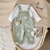 Baby Girl Romper Set, Fashion Overalls Jumpsuit Infant Outfit Home Outdoor One Piece Bodysuit