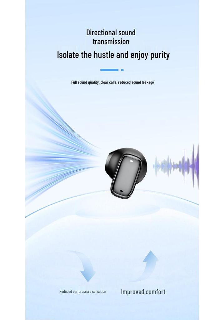 Smart Noise-Cancelling Wireless Bluetooth Earbuds with HD Calls and Long Battery Life