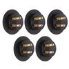 5Pcs 2 Way Stereo Speaker Box Terminal Cup Double Binding Posts for Car RV Yacht Audio