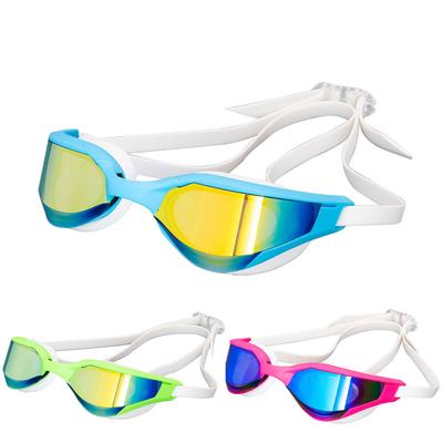 Neue Galvanisierte Schwimmbrille Erwachsene Antibeschlag Rennschwimmbrille Hohe Qualität Rand Herren und Damen