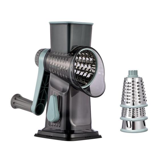 Handheld Roller Vegetable Slicer Shredder Stainless Steel Blades Food Processor Multi-Function Kitchen Gadget