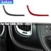 Carbon Fiber Car Accessories Driver Side Decorative Strip Modified Interior Trim Soft Cover Sticker For Fiat 500L 2014-