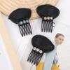 Sponge DIY Hair Styling Tool Flower Invisible Volume Hair Clip Elegant Hair Base  Daily