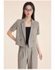 Women's 2025 Thin Short Sleeve Blazer Suit - Summer High-End Professional Wear