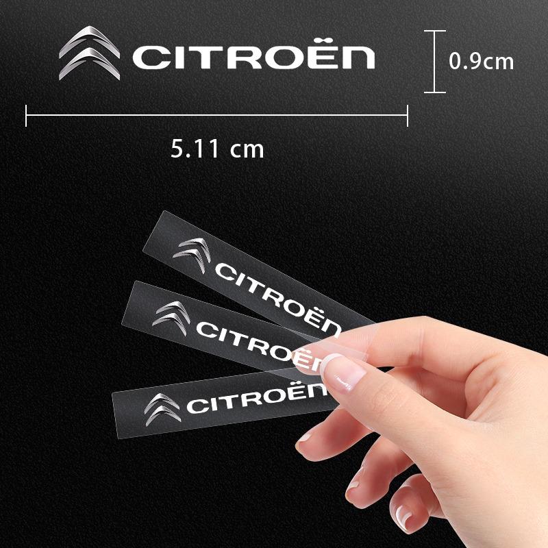 Adesivi Casuali per Interni Auto Decalcomanie per Volante Auto Styling Emblema Per Citroen C1 C2 C3 C4 C5 C6 C8 C4L DS3 DS4 DS5 LS DS6 Picasso