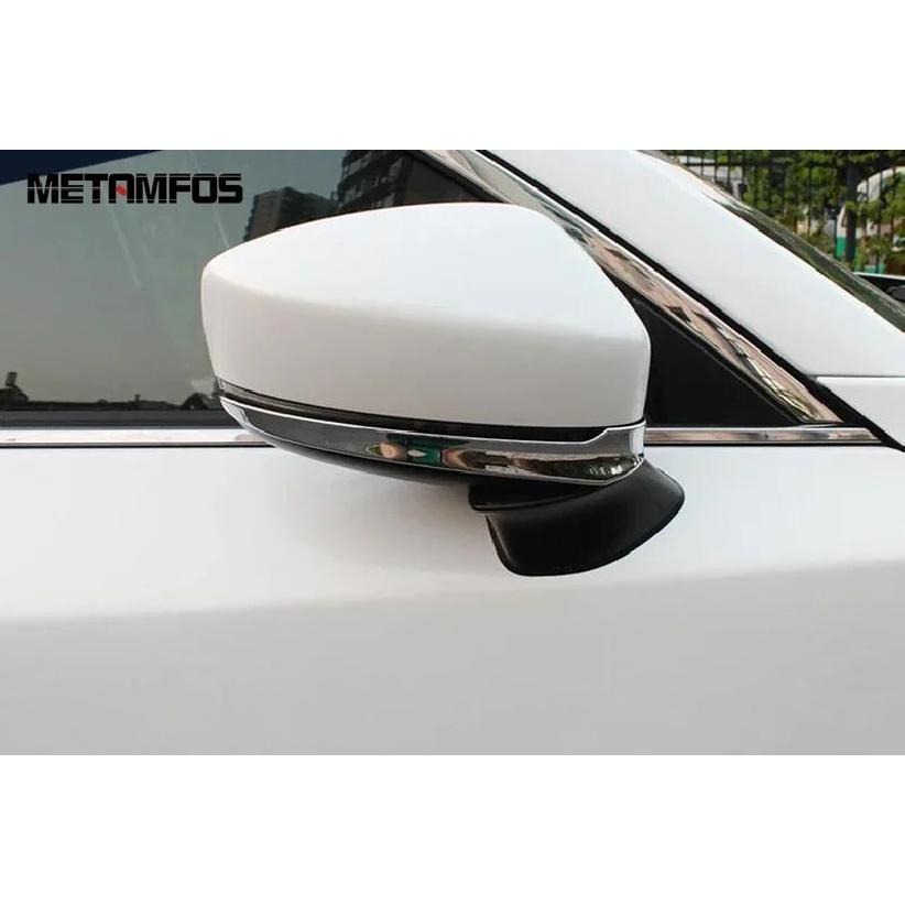 Rear View Side Door Mirror Strip Molding Trim Sticker For Mazda CX-3 CX3 2014- 2024 Chrome Accessories Car Styling