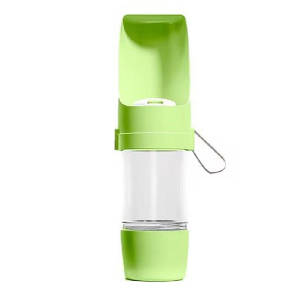 

Foldable Puppy Water Dispense Portable Pet Drinking Cup Detachable Dog Water Bottle Travel зелёный