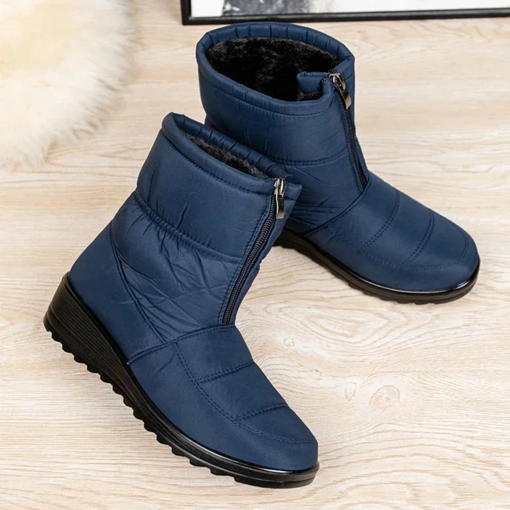 Boots Women Non Slip Waterproof Winter Snow Boots Platform Shoes for Women Warm Ankle Boots Cotton Padded Shoes Botas De Mujer