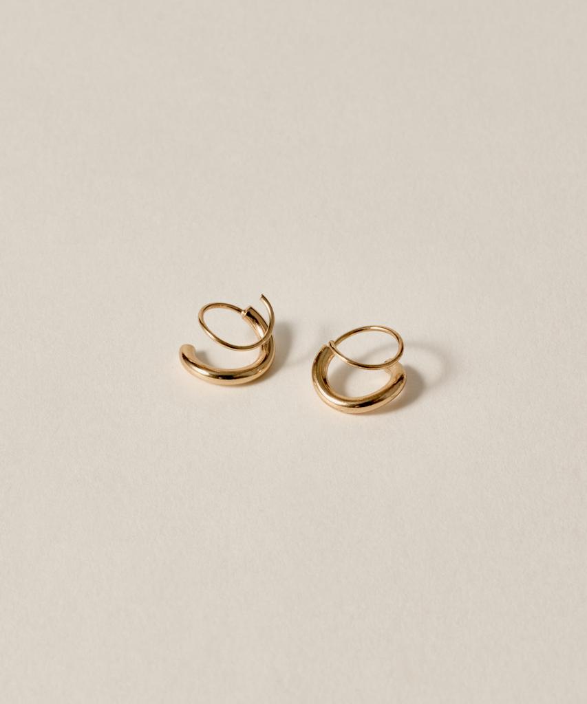 Novice Tokyo Curl Twist Pierce/ Gold