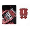 For Zeekr 8X 2026 Center Console Wireless Charging Suede Decor Sticker Anti-scratched Sticker Accessories
