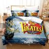 Moda I Pirati! Set Biancheria da Letto Band of Misfits Singolo Gemello Matrimoniale Queen King Size Set Letto Camera da Letto Bambini Set Copripiumino