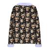 Women's Fashion Sweater Casual Long Sleeve Knit Pullover Printed Top