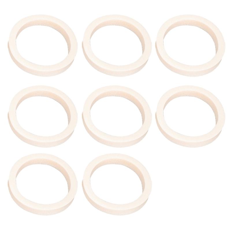 8Pcs Bikes Front Fork Oil Seal Sponge Foams Rings Bikes Front Fork Sponge Rings