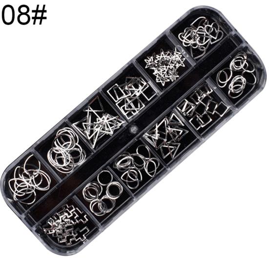 Strasuri multicolore Faux Pearl Glitter Nail Art Paiete Fulgi Decor manichiura