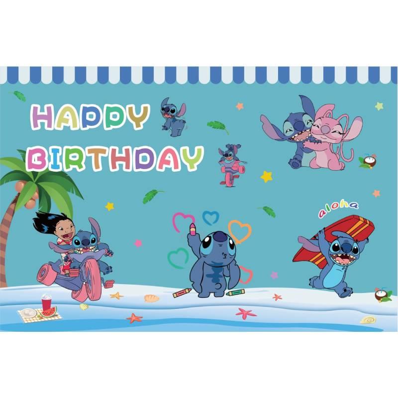 Lilo Stitch Birthday Photography Backdrop Capture Your Special Moments!