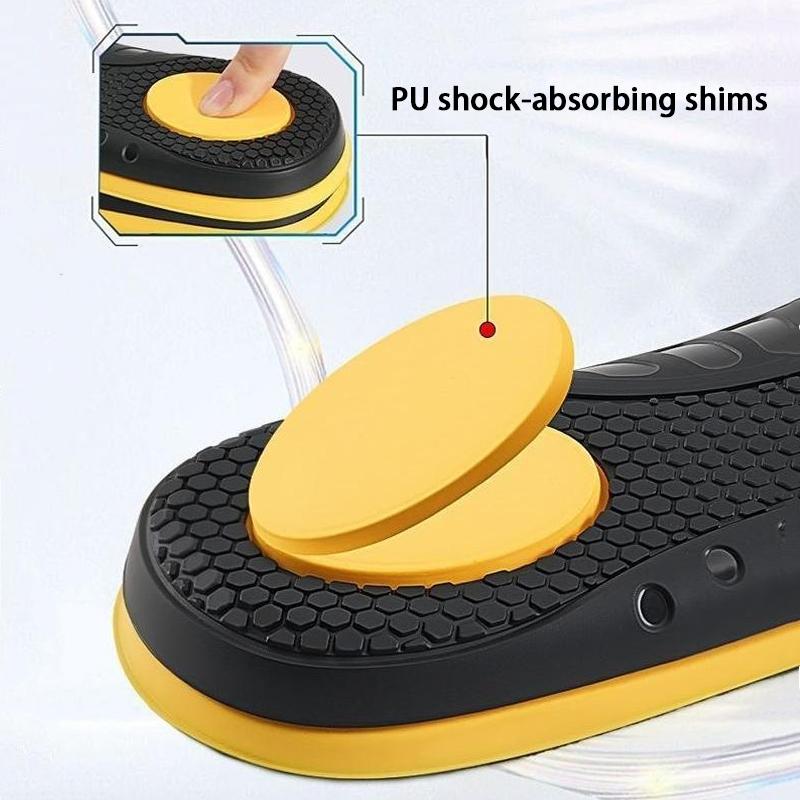 1 Pair Arch Support Inserts TPU Orthotic Shock Absorbing Insoles Breathable Cushion Sport Insole for Plantar Fasciitis Flat Feet