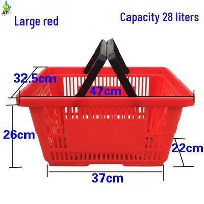Durable Plastic Shopping Basket