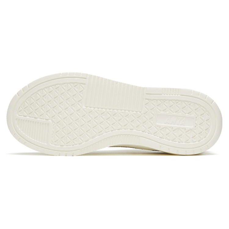 Anta Gel Elastic Non-Slip Wear-Resistant Low-Top Sneakers Women Sneakers White Gray Pink 922328033-1
