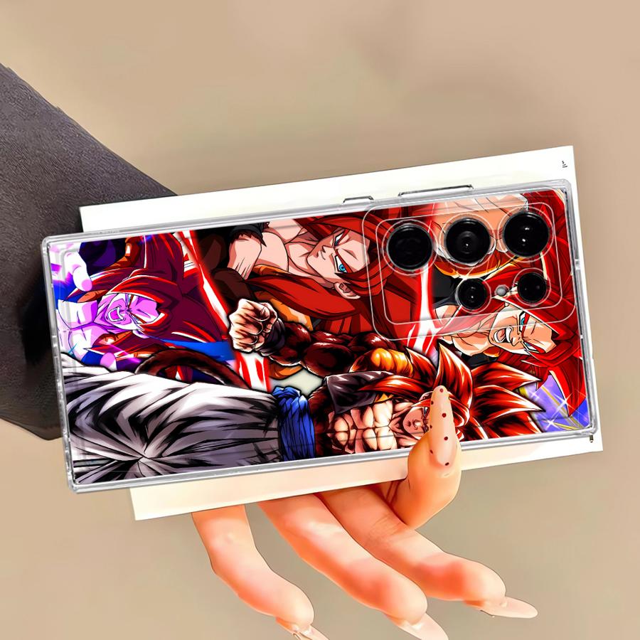 Hülle für Samsung Galaxy S24 S26 S21 Note 20 Ultra 10 S23 Ultra S22 FE S20 Plus S25 Edge Handyhülle D-Dragons Ball Anime