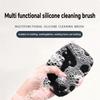 NEW Silicone Body Scrubber Exfoliating Baby Shower Gentle SPA Massage Brush Cleanser for Body Wash Brush Back Scrubber Bath Tool