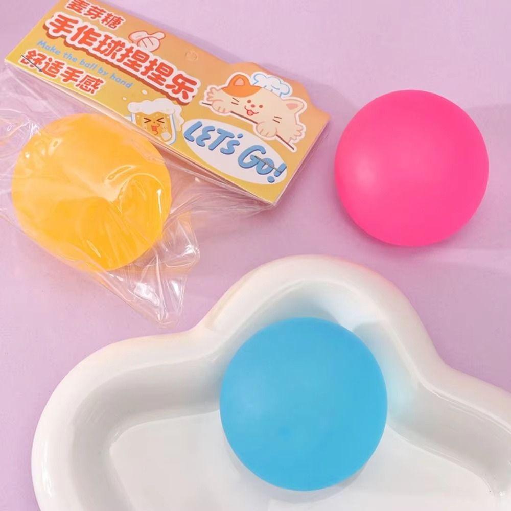 Glow in The Dark Luminous Squishy Balls Hand Relax Squishy Toy Maltose Squeeze Balls Kids Adults