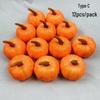 Halloween Foam Pumpkin Set, 5.5cm, 16-Pack - Ideal for Photography, Display, or Decoration.