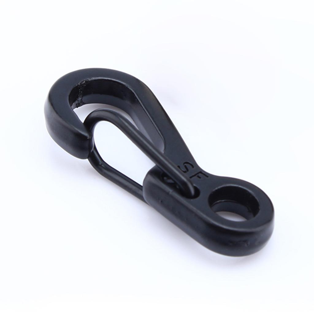 Carabiner Hooks, Buckle Key Carabiner Clip D with Built In for Key Paracord