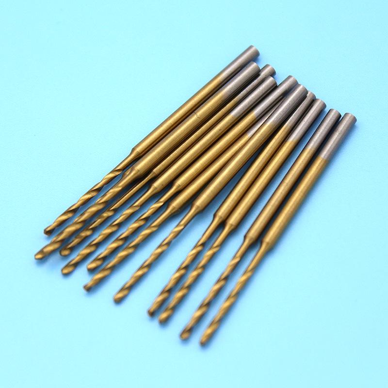 2.35mm Titanium-Plated Twist Drill Bit for Gold & Silver Jewelry and Amber Punching
