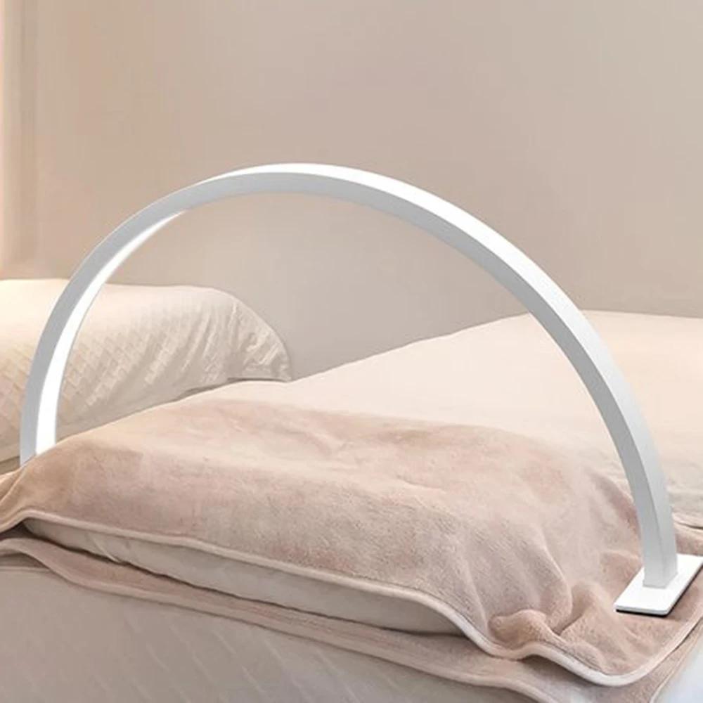 LED Half Moon Nail Lamp USB 5V For Embroidery Eyebrow Tattoo Nail Beauty Fill Light Desktop Manicure Shop Fill Lighting Fixtures