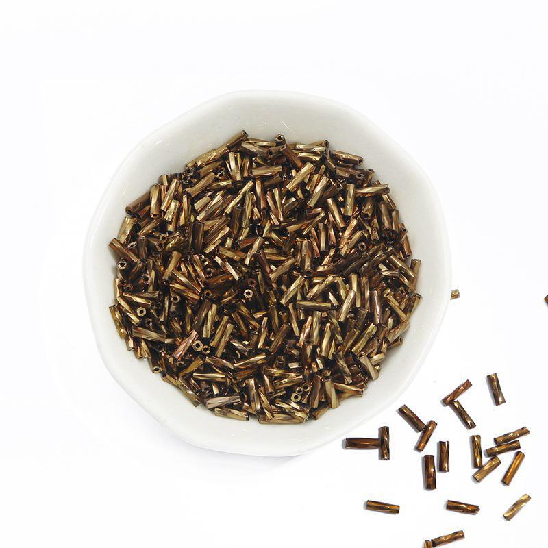 

2x6 мм спиральные трубчатые бусины из риса для изготовления браслетов, ожерелий, шпилек и аксессуаров с кисточками своими руками 2×6mm, Hole ~0.8mm, 10g/bag, ~300 pieces