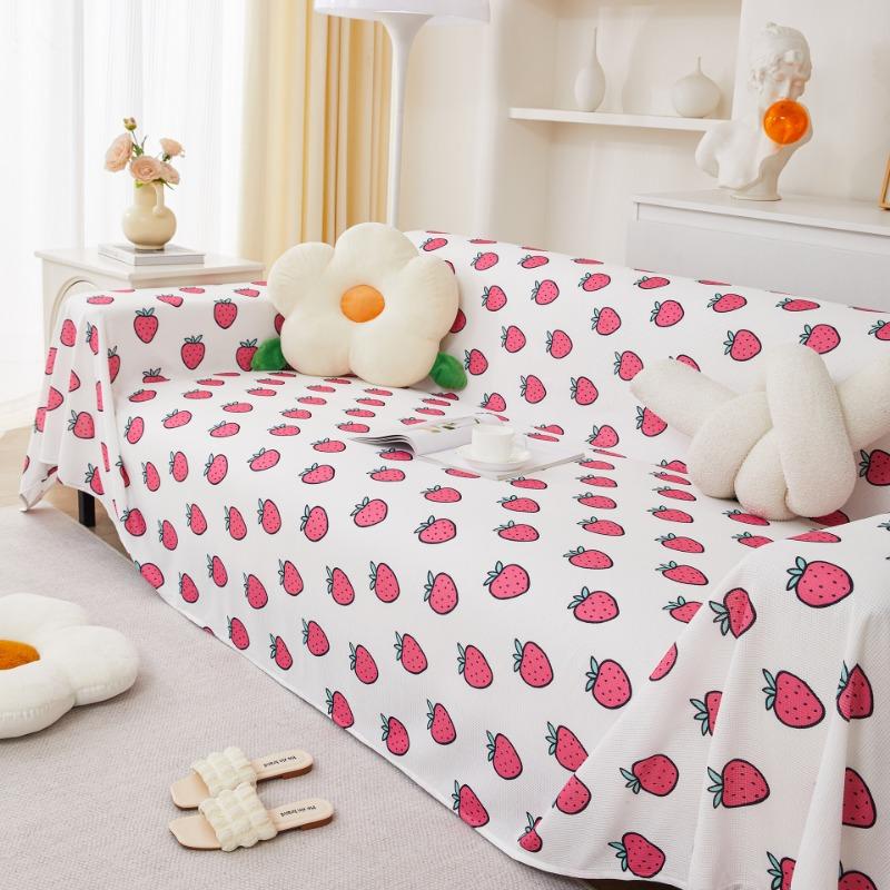 Thickened Chenille Sofa Cover Cloth, Sofa Blanket Cover Cloth, All Inclusive Universal Cover, Dust-Proof All Season Universal