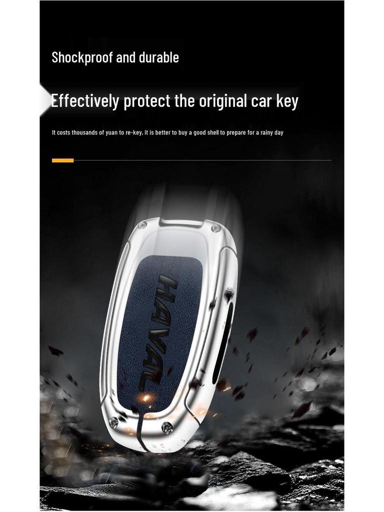 Haval H6 2015 Model Key Cover: Alloy Remote Control Protector for Men
