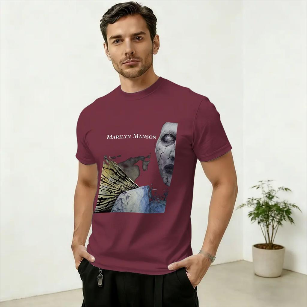 Streetwear TShirt Beach Marilyn Unisexson Band Holy Wood T Shirts Cotton Tee Shirt for Unisex Cheap Print Short Sleeve Top Tees