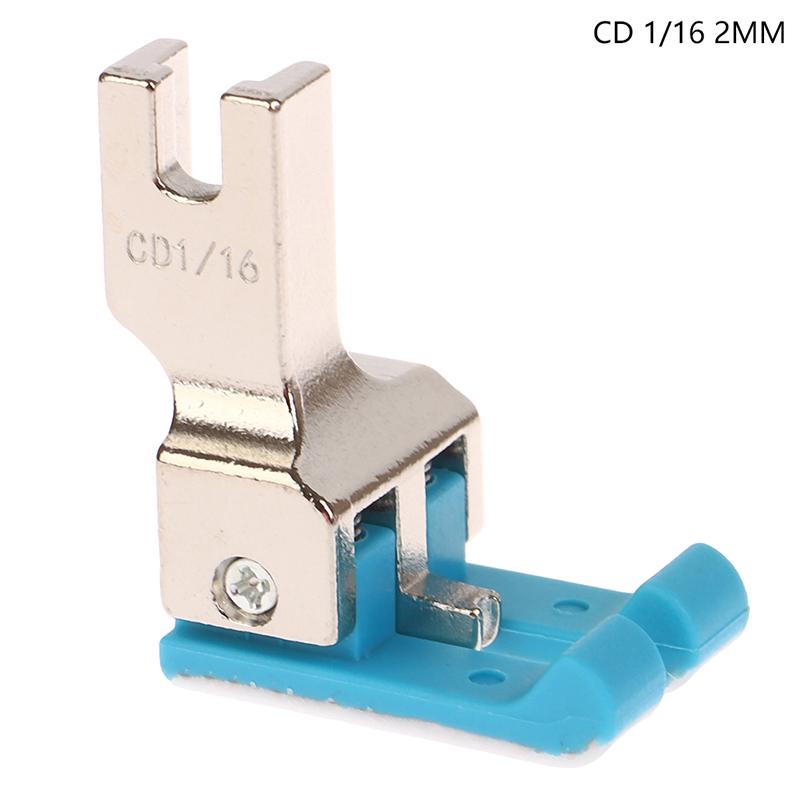 1ks Cd1/32'' 1/16'' Průmyslový šicí stroj Plastová Dvojitá kompenzační patka Šicí stroj s vázaným stehem Standardní patka