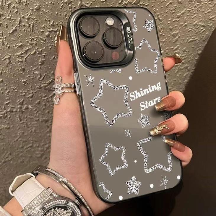 Shining Stars Are Suitable for 15promax, European and American 16pro, Apple Phone Case 14plus, Cool 13pro, Fashionable 12