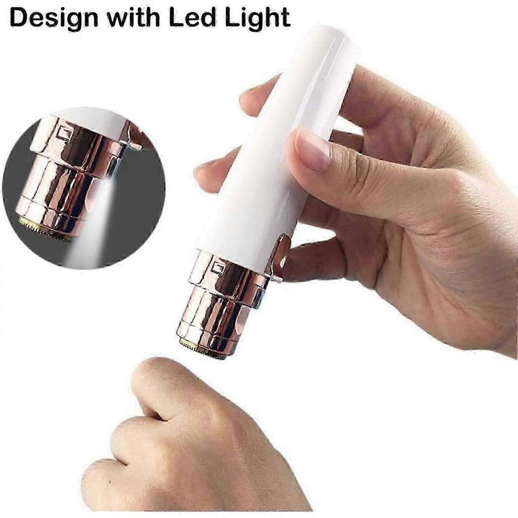 Pluxy Epil Pro 3.0 Cordless Face Epilator - 2-in-1 Electric Eyebrow Razor & Hair Remover for Face, Hands, Legs, Underarms (2025 Model)