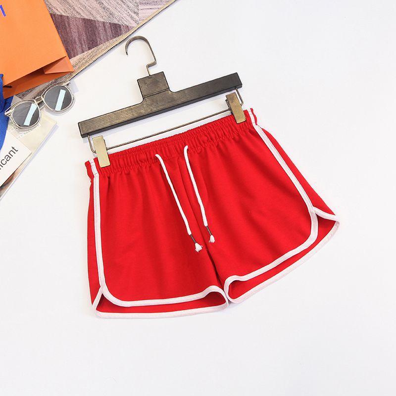 Women's Sports Shorts Spring and Summer Edging Pants Plus Size Loose and Slimming Student Wide-leg Casual Pants