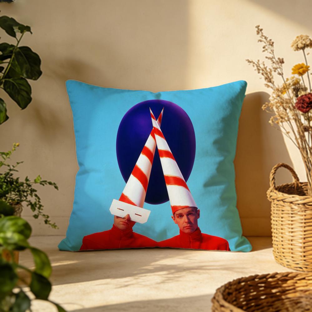 Fashion PPet Shop Boysable Cushion Cover Versatile DoubleSided Pillow Case Fit for Sofa Bed Car  Daily Decor