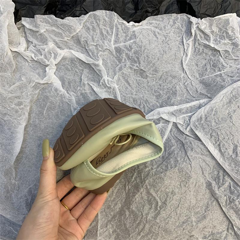 Fashion Bailamos 2025 Spring Flats Ballerina Shoes Women Fashion Brand Square Toe Flat Ballet Shoe Female Casual Slip On Loafers Zapato