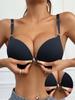 Glossy Front Buckle, Beautiful Back Underwear, Seamless Sexy Push Bra, Gather and Support, Comfortable Collection of Breasts