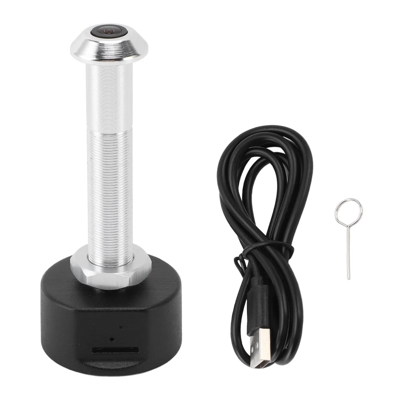 

Мобильное обнаружение 150° Широкоугольный объектив Глазок для двери с приложением Wifi Камера-глазок 1080P HD для домашней безопасности серебряный