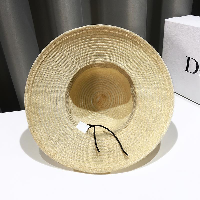 Ladies Sun Hat Summer Elegant Fashion Top Hat Organza Flower Pot Hat Sun Hat