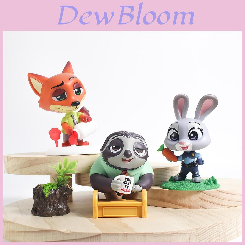 Zootopia Pvc Figurine Set With Collectible Characters For Kids And Fans