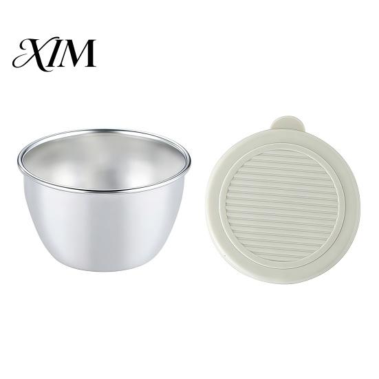 Small Metal Food Storage for Baby Stainless Steel Sauce Cup with Silicone Lid, Reusable Leakproof Dip Cups Bento Box Condiment Container, Dipping Bowl