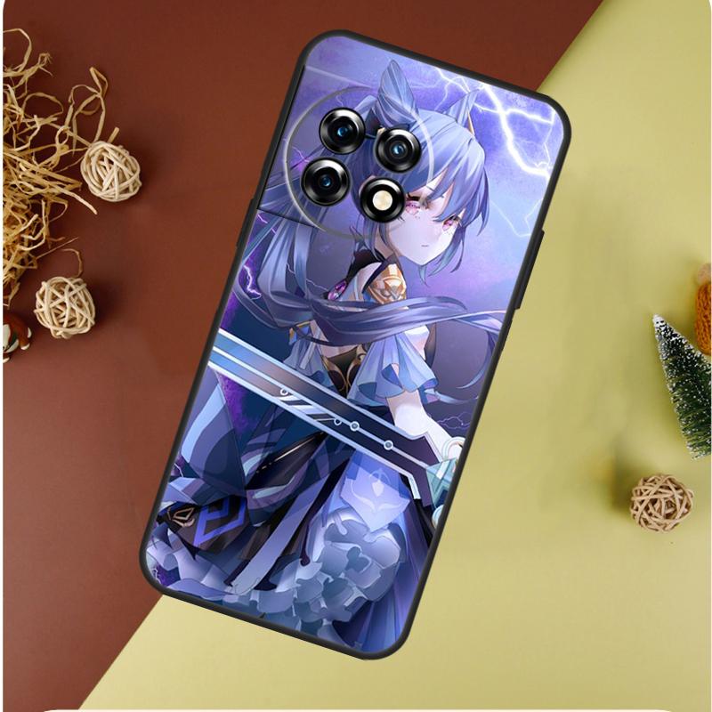 Genshin Impact Keqing For OnePlus Nord CE 4 3 2 Lite N20 N30 9 10 Pro 8T 9RT 10T 10R 13R 12R 11 12 13 Phone Case