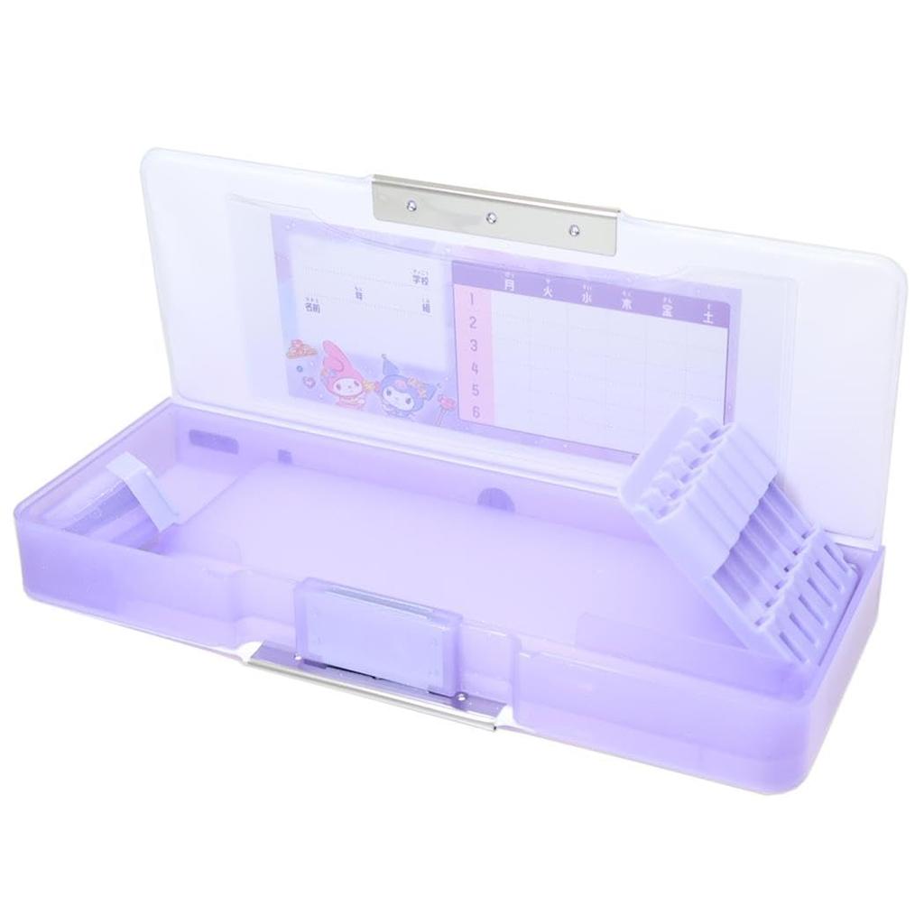 Sanrio My Melody Kuromi Pencil Case with Sparkly Dress Double-Sided