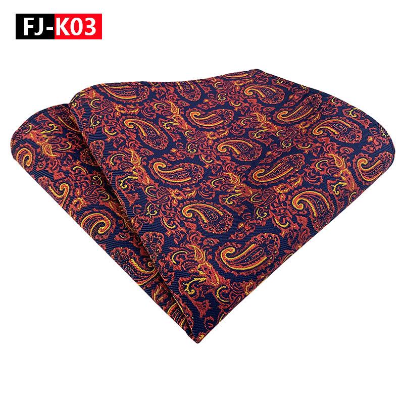 Blumen-Paisley-Polyester-Einstecktuch für Herrenanzug - Elegantes Design 2025