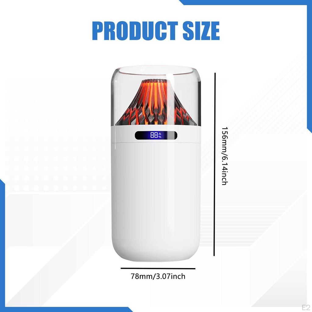 Desk Humidifier Essential Oil Diffuser Atmosphere Light Small 360ml for Dorm